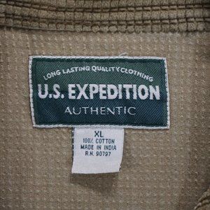 U.S. Expedition Brown Corduroy Shirt Jacket